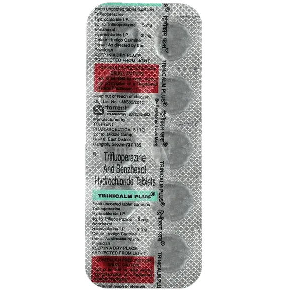 trinicalm plus tablet 10's